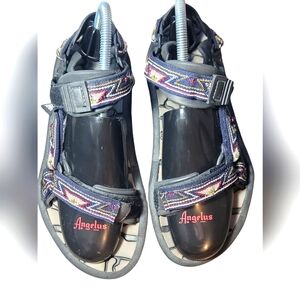 Teva Strappy Multicolor Print Women's Hiking Casual Boho Sandals Size 6